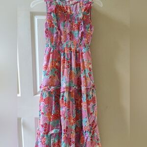 Banjanan Bloomsbury Dawn Iris Floral Dress XS NWOT 🌸